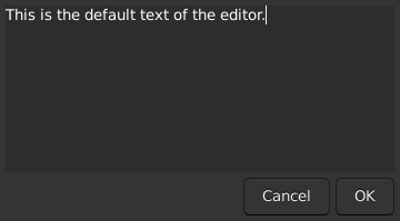Le widget <edit> rendu par gtk3sermo : capture de l'exemple examples/edit livré avec le projet.