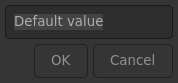 Le widget <entry> rendu par gtk4sermo : capture de l'exemple examples/entry livré avec le projet.