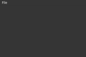 Le widget <menuitemseparator> rendu par gtk4sermo : capture de l'exemple examples/menuitemseparator livré avec le projet.