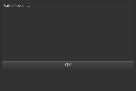 Le widget <edit> rendu par qt6sermo : capture de l'exemple examples/edit livré avec le projet.