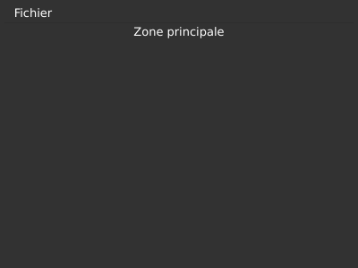 Le widget <menubar> rendu par qt6sermo : capture de l'exemple examples/menubar livré avec le projet.