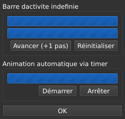 Le widget <pulse> rendu par qt6sermo : le même exemple examples/pulse que pour les autres ports, exécuté par ce port.
